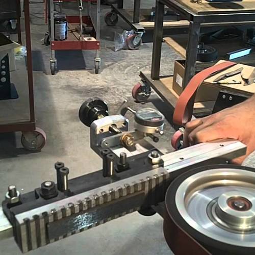 D-D Small Wheel Platen for TW-90 and Bader III Belt Grinders